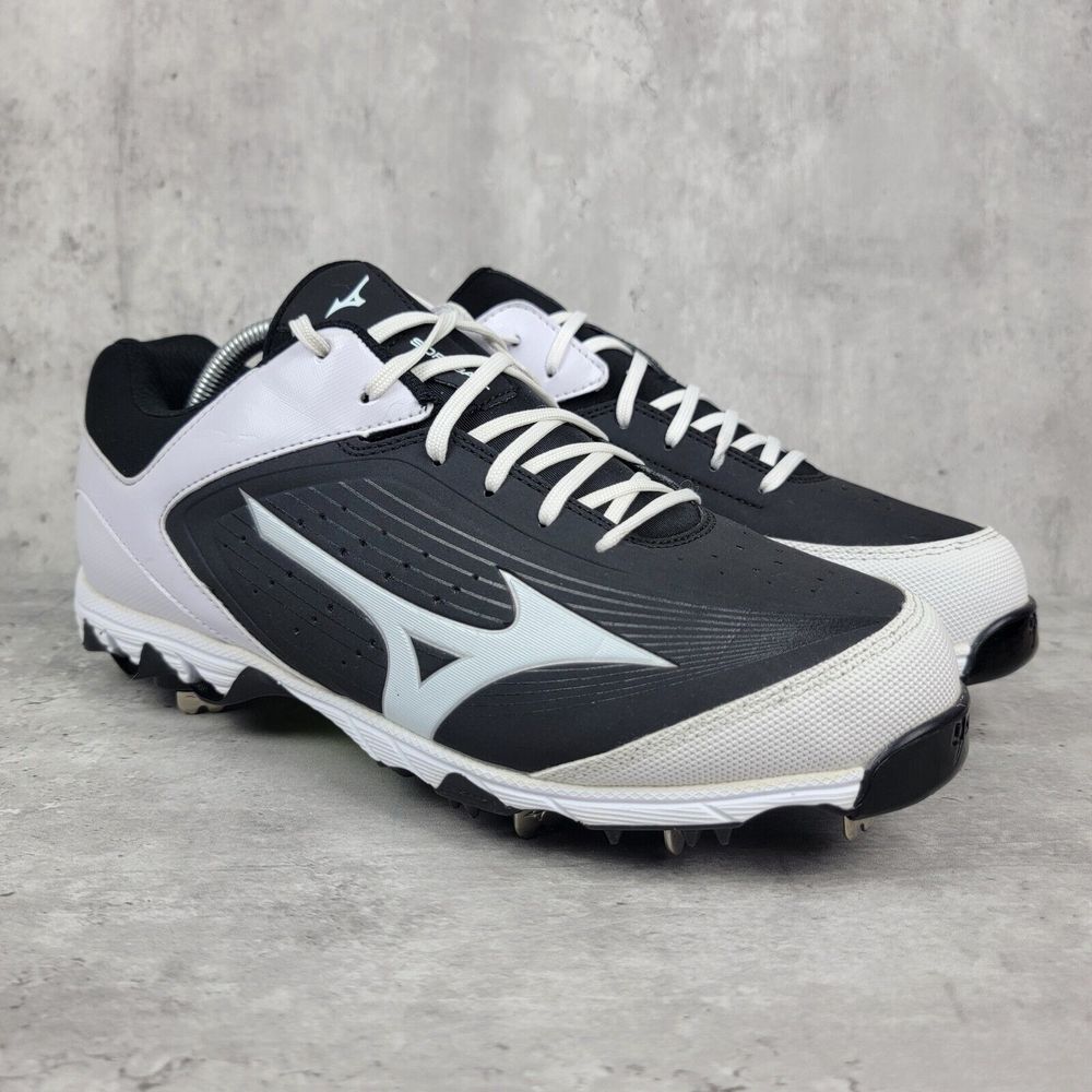 Mizuno 9 Spike Swift 5 Softball Cleat Size 11 Black White Athletic
